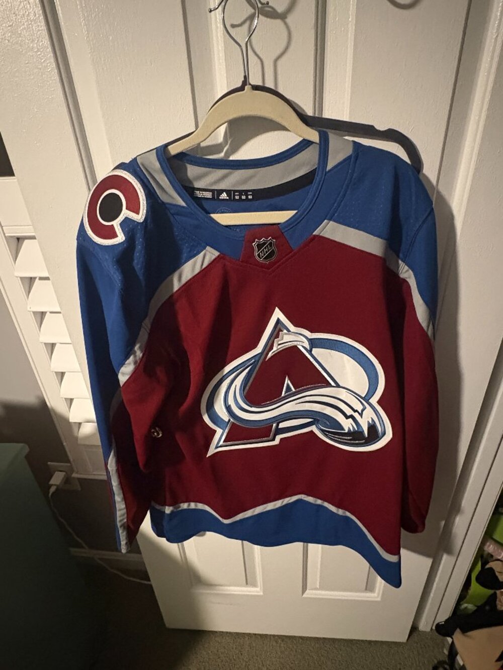 Adidas Colorado Avalanche Jersey Large 52 Mens